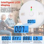 Carbon Monoxide Smoke Detector, CO and Smoke Alarm, Combination CO Alarm,Fire Alarm for Home and Kitchen