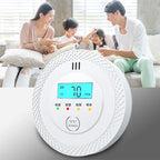 Carbon Monoxide Alarm Detector Battery Powered Smoke and Carbon Monoxide Detector Alarm LCD Display CO Detector for Home Depot