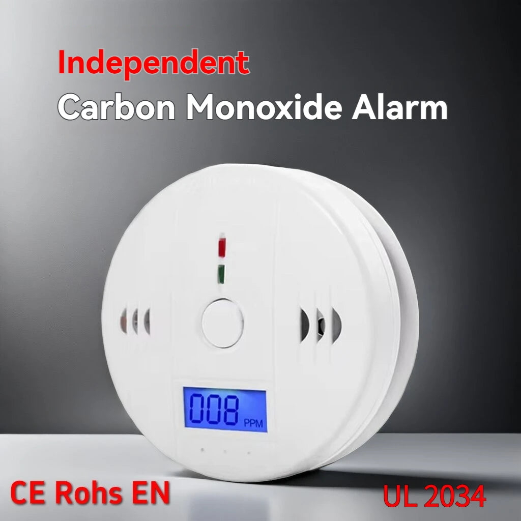 Carbon Monoxide Smoke Detector, CO and Smoke Alarm, Combination CO Alarm,Fire Alarm for Home and Kitchen