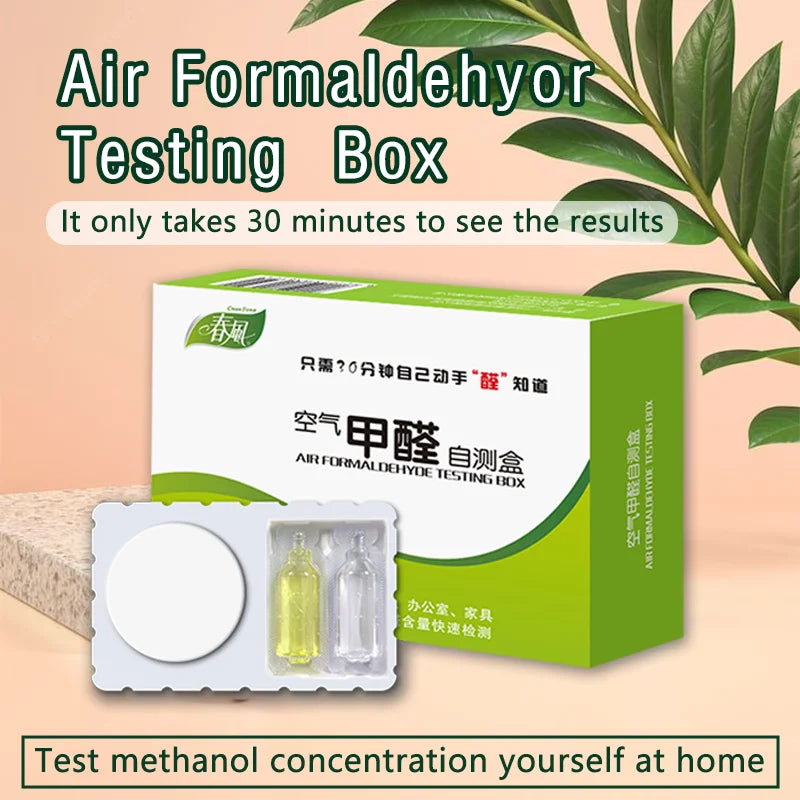 Formaldehyde Test Kit Test Paper boxs New House Indoor Air Quality Test Reagent Test Tube Tester Home Self-test Gas Detect