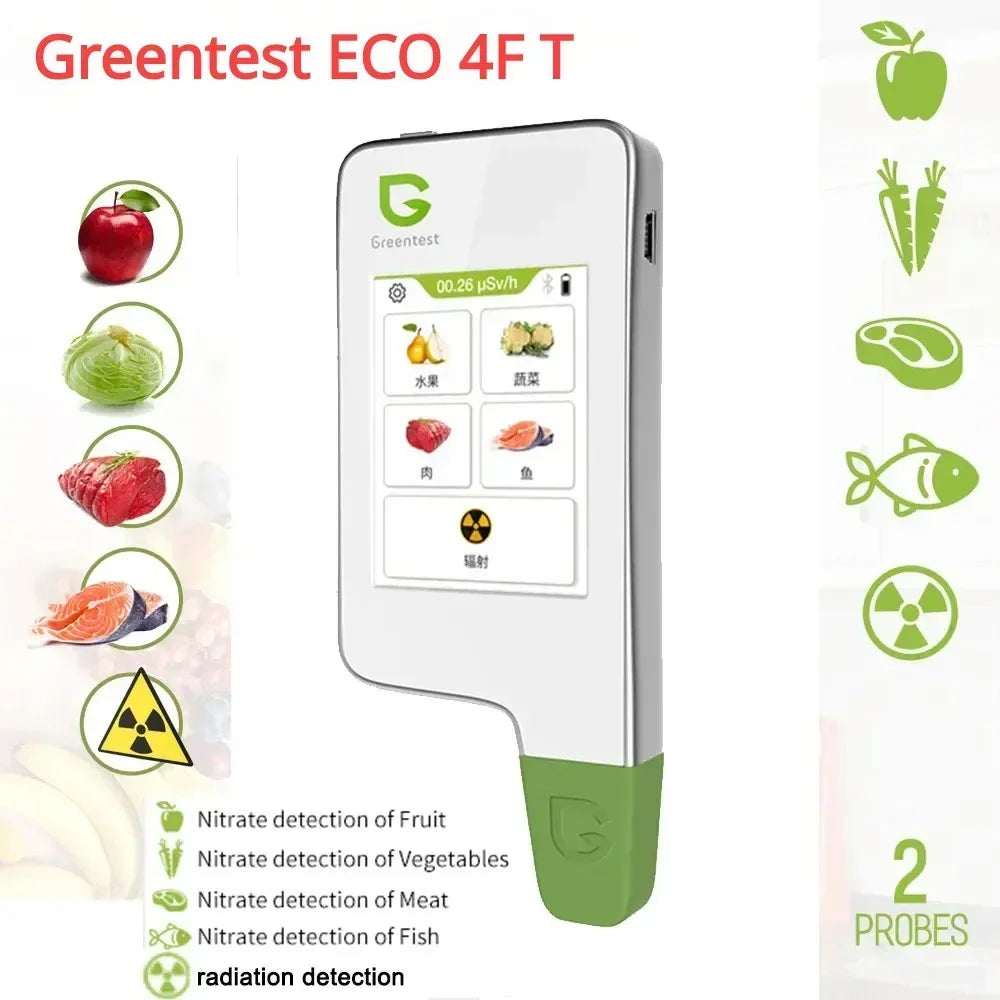 Food Safety Detector Portable New In Food Nitrate Tester Fruits And Vegetables Meat Radiation Nitrate Detection Health Care
