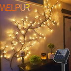 Outdoor Lighting Light String Solar Tree and Vine Lamp 96LED Tree Branches Light Waterproof Garland Home Decorative Lights