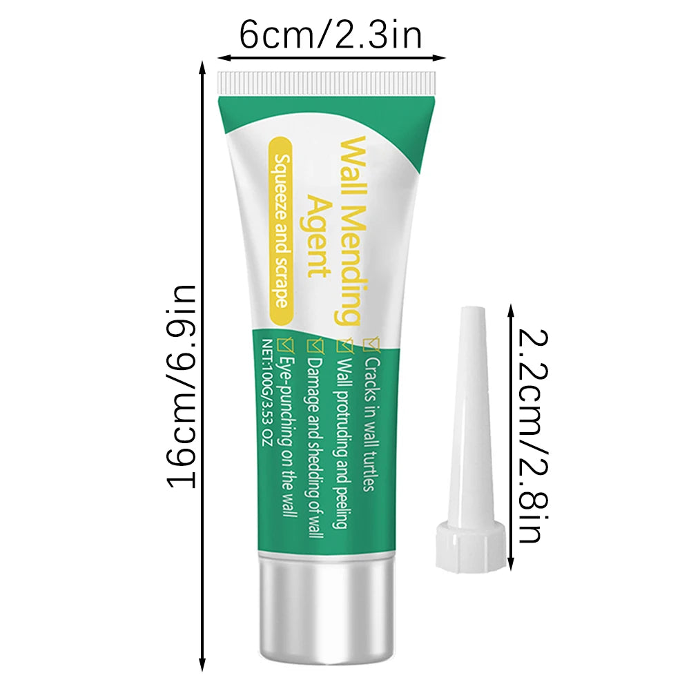 Drywall Putty Wall Repair Hole Kit,Wall Mending Agent with Scraper To Fill Wall Holes,Plaster Dent Repair Wall Plastering Tools