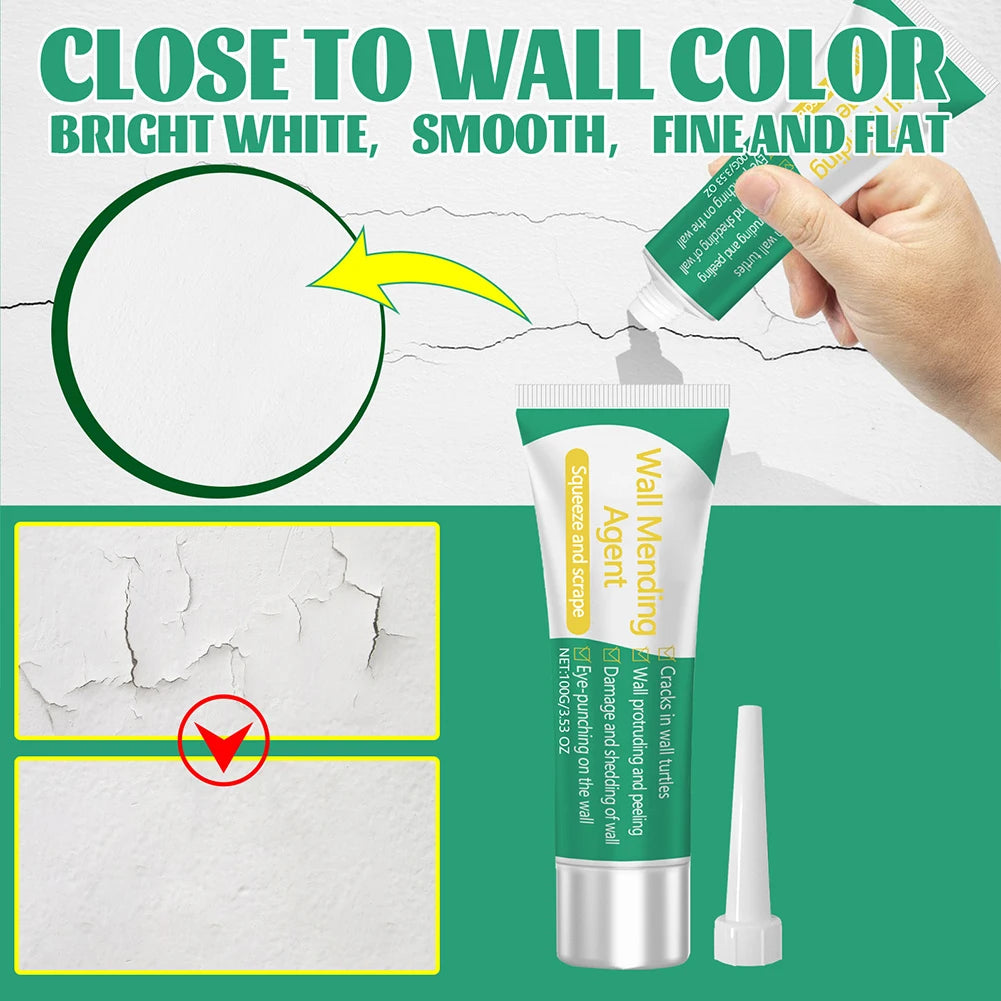 Drywall Putty Wall Repair Hole Kit,Wall Mending Agent with Scraper To Fill Wall Holes,Plaster Dent Repair Wall Plastering Tools