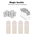 12-36 Pairs White Tape Damage-Free Picture&Frame Hanging Strips Wall Sticker Hook Value Pack Picture Hanging Strips DIY Stickers