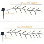 Outdoor Lighting Light String Solar Tree and Vine Lamp 96LED Tree Branches Light Waterproof Garland Home Decorative Lights