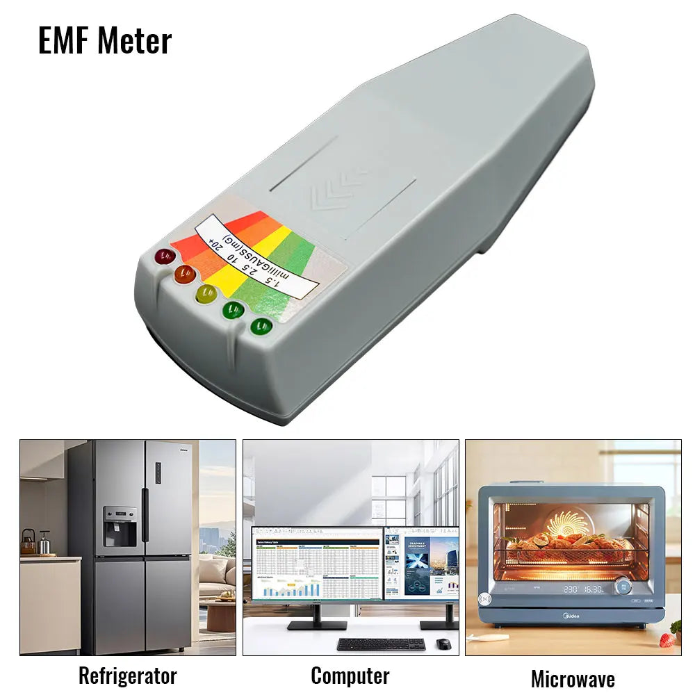 Professional Handheld EMF Meter Radiation Detector - Gauss Tesla Tester, Digital Dosimeter for Home/Industry