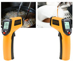 Digital Infrared Thermometer -50~600℃ / -58~1122℉ Contactless Temperature Tester IR Laser Pyrometer LCD Non-Contact Pyrometer