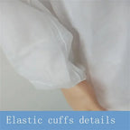 Disposable Breathable Dustproof Water Oil Resistant Work Safety Overall Anti Dust Spary Painting Decorating Labour Coverall Suit