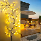 Outdoor Lighting Light String Solar Tree and Vine Lamp 96LED Tree Branches Light Waterproof Garland Home Decorative Lights