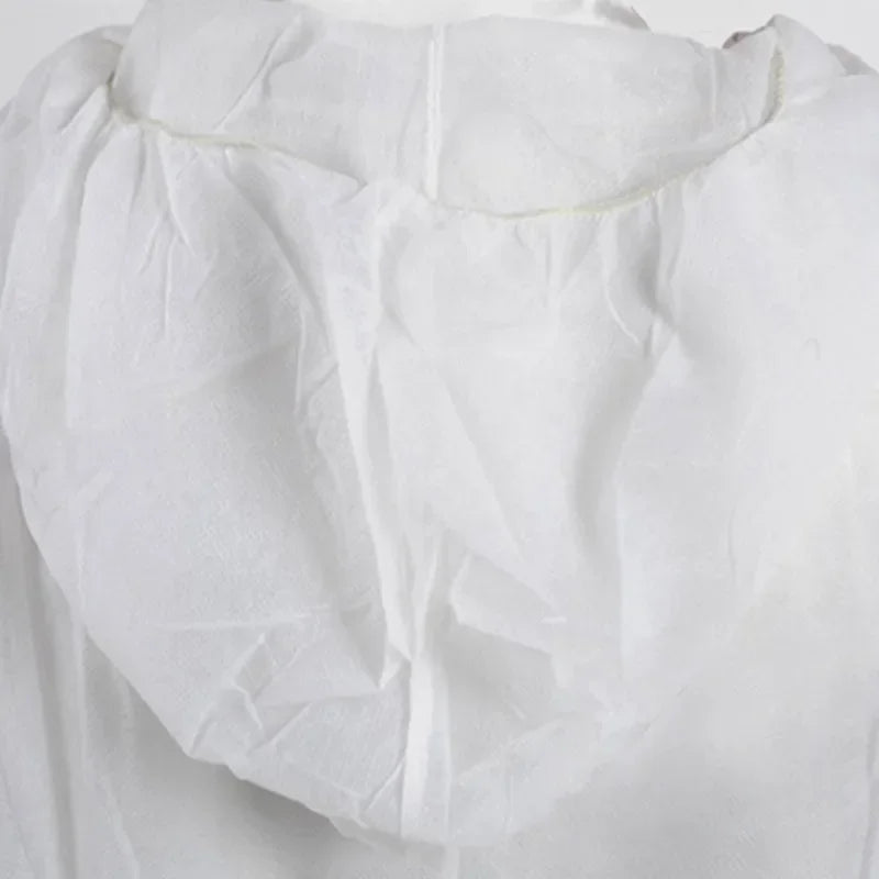 Disposable Breathable Dustproof Water Oil Resistant Work Safety Overall Anti Dust Spary Painting Decorating Labour Coverall Suit