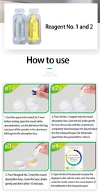 Formaldehyde Test Kit Test Paper boxs New House Indoor Air Quality Test Reagent Test Tube Tester Home Self-test Gas Detect