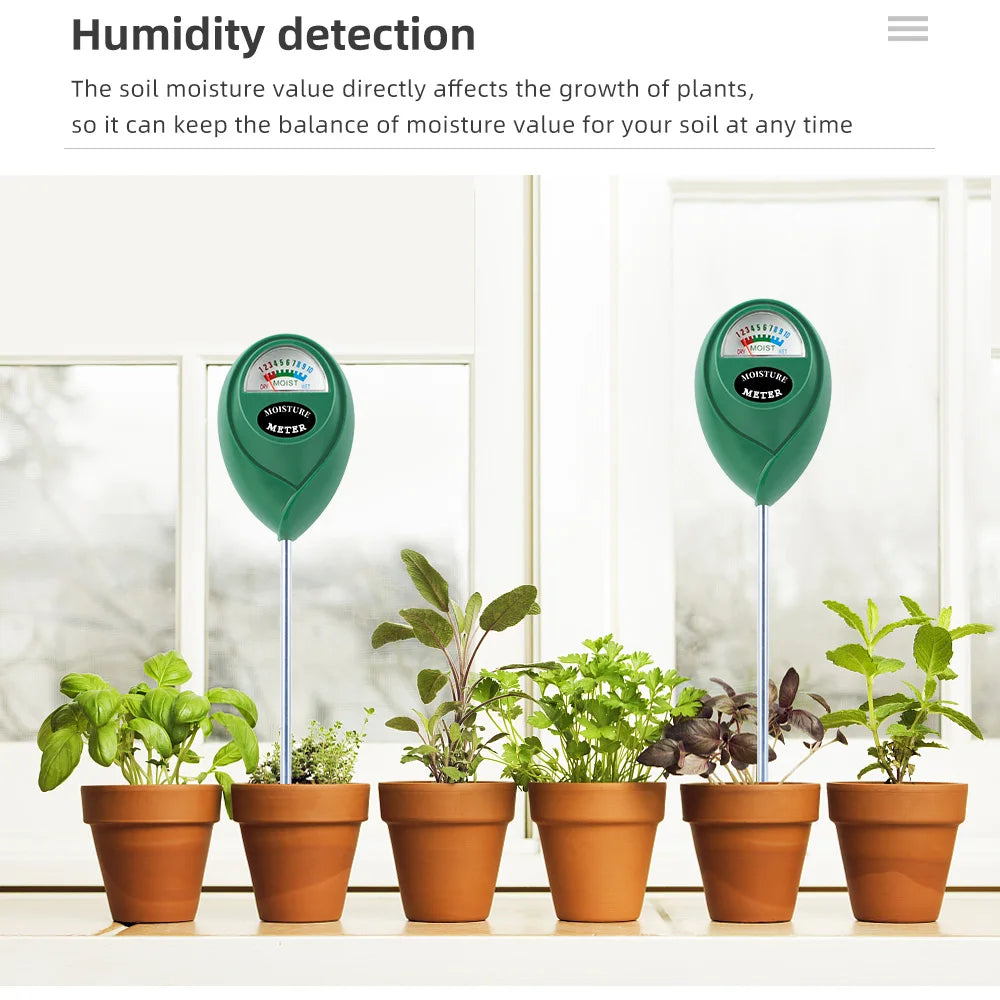 Soil Moisture Meter Plant Watering Test Soil Humidity Monitor Detector Hygrometer Flower Testing Home Gardening Measuring Tool