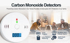 Carbon Monoxide Smoke Detector, CO and Smoke Alarm, Combination CO Alarm,Fire Alarm for Home and Kitchen