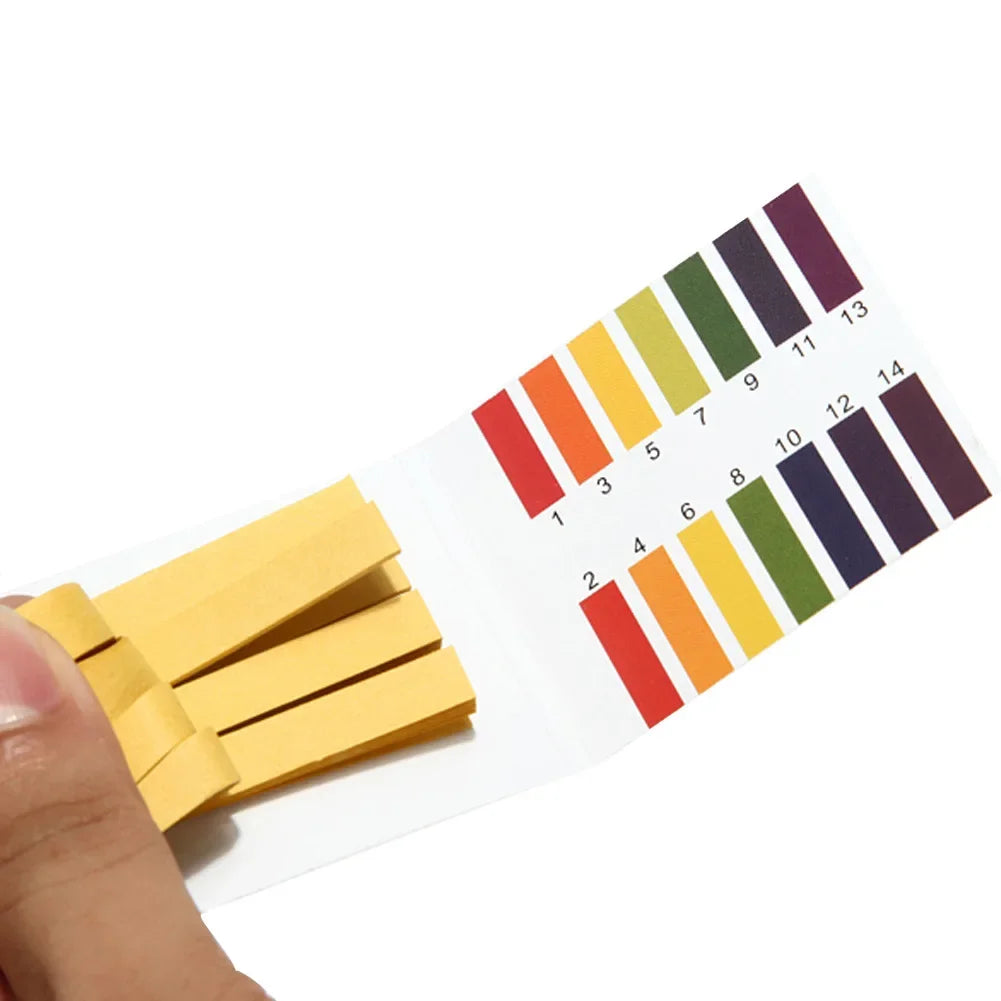 80 Strips Professional 1-14 ph Litmus Paper Ph Test Strips Water Cosmetics Soil Acidity Test Strips with Control Card
