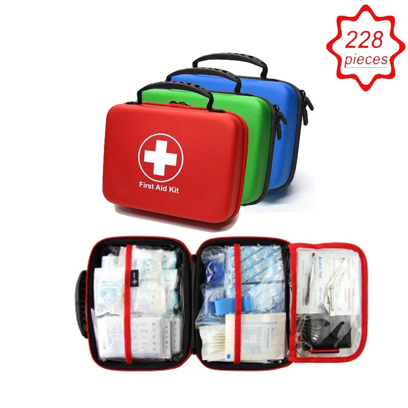 Portable Emergency Medical First Aid Bag Kit For Household Outdoor Travel Camping Equipment Medicine Survival