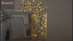 Outdoor Lighting Light String Solar Tree and Vine Lamp 96LED Tree Branches Light Waterproof Garland Home Decorative Lights