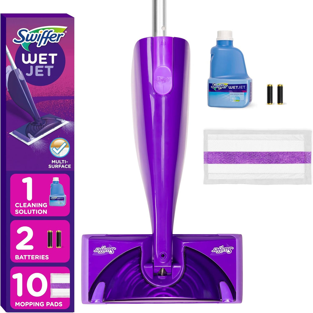 Swiffer WetJet Hardwood and Floor Spray Mop Cleaner Starter Kit