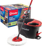 O-Cedar EasyWring Microfiber Spin Mop and Bucket Cleaning System