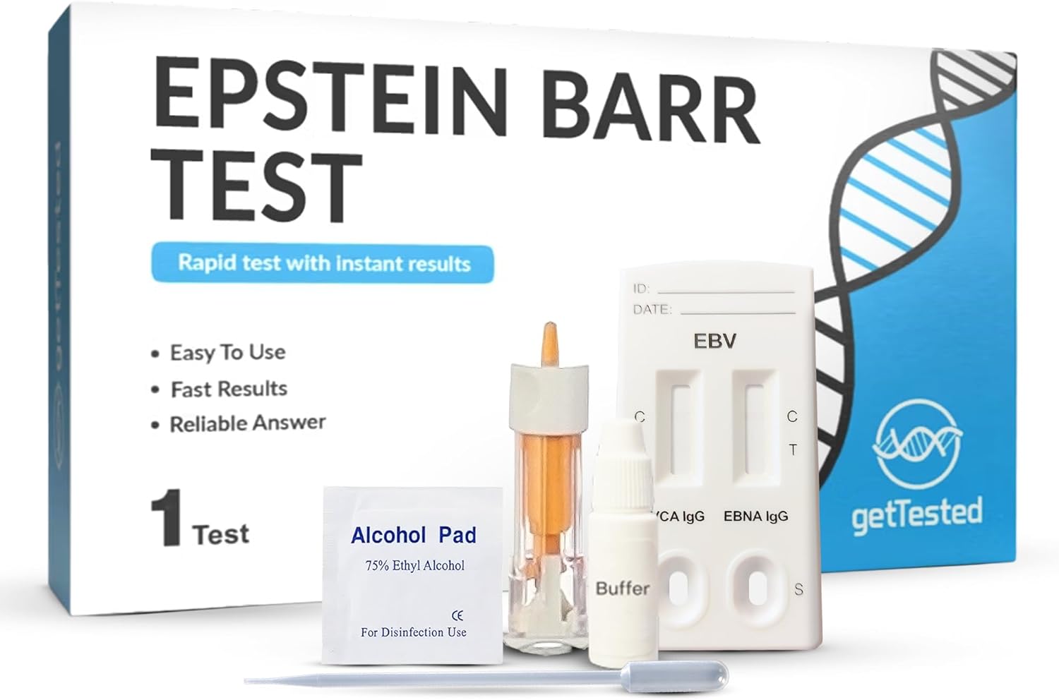 GetTested Epstein-Barr Virus (EBV) Test Kit – Deposits back store