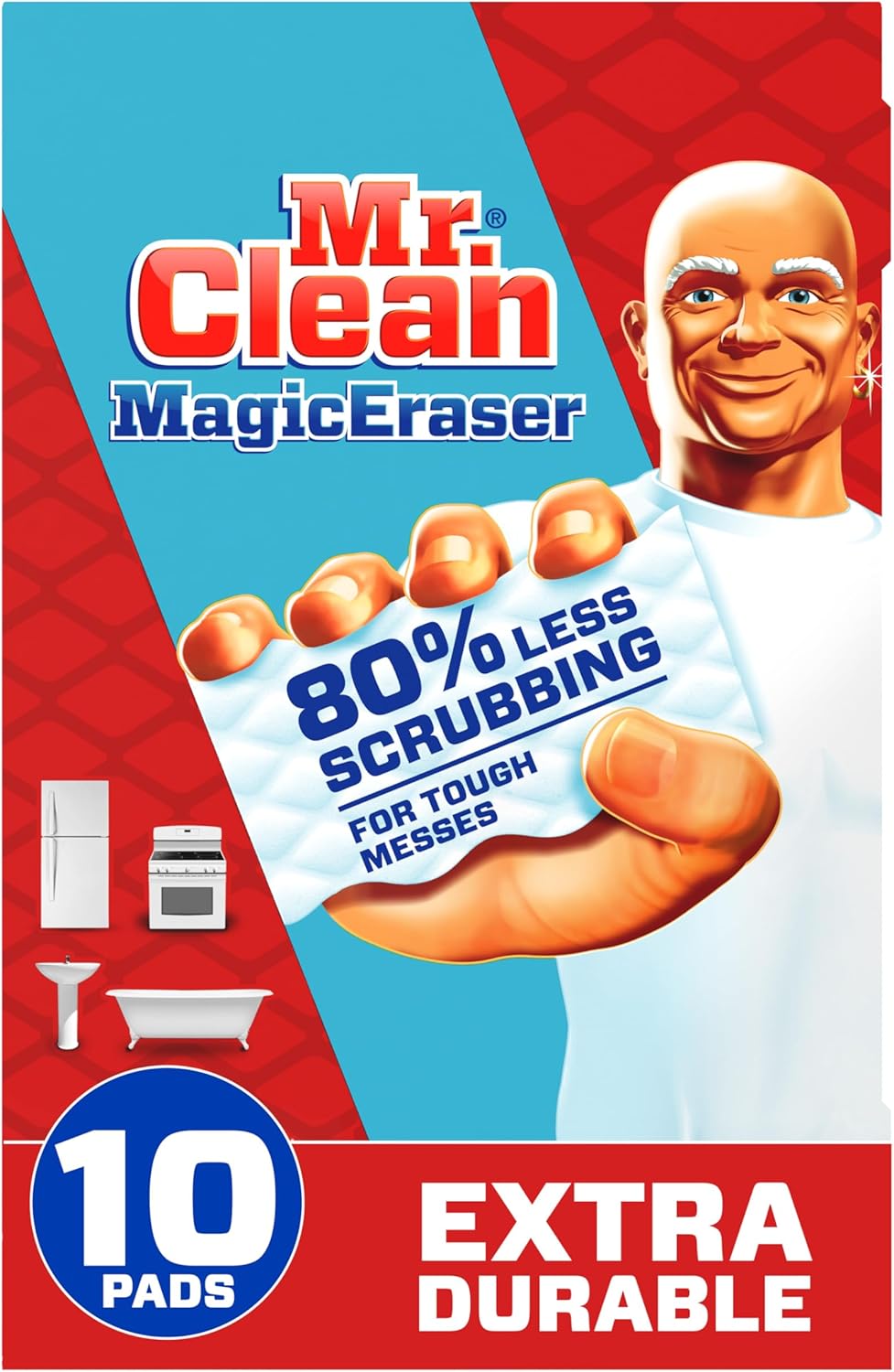 Mr. Clean Magic Eraser, Extra Durable, Multi Purpose Cleaner