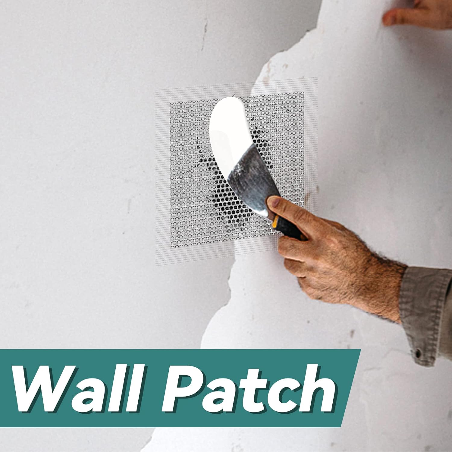 Drywall Patch Kit, 12 Pcs Aluminum Drywall Repair Kit for Holes