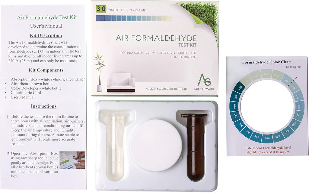 Air Formaldehyde (HCHO) DIY Test kit