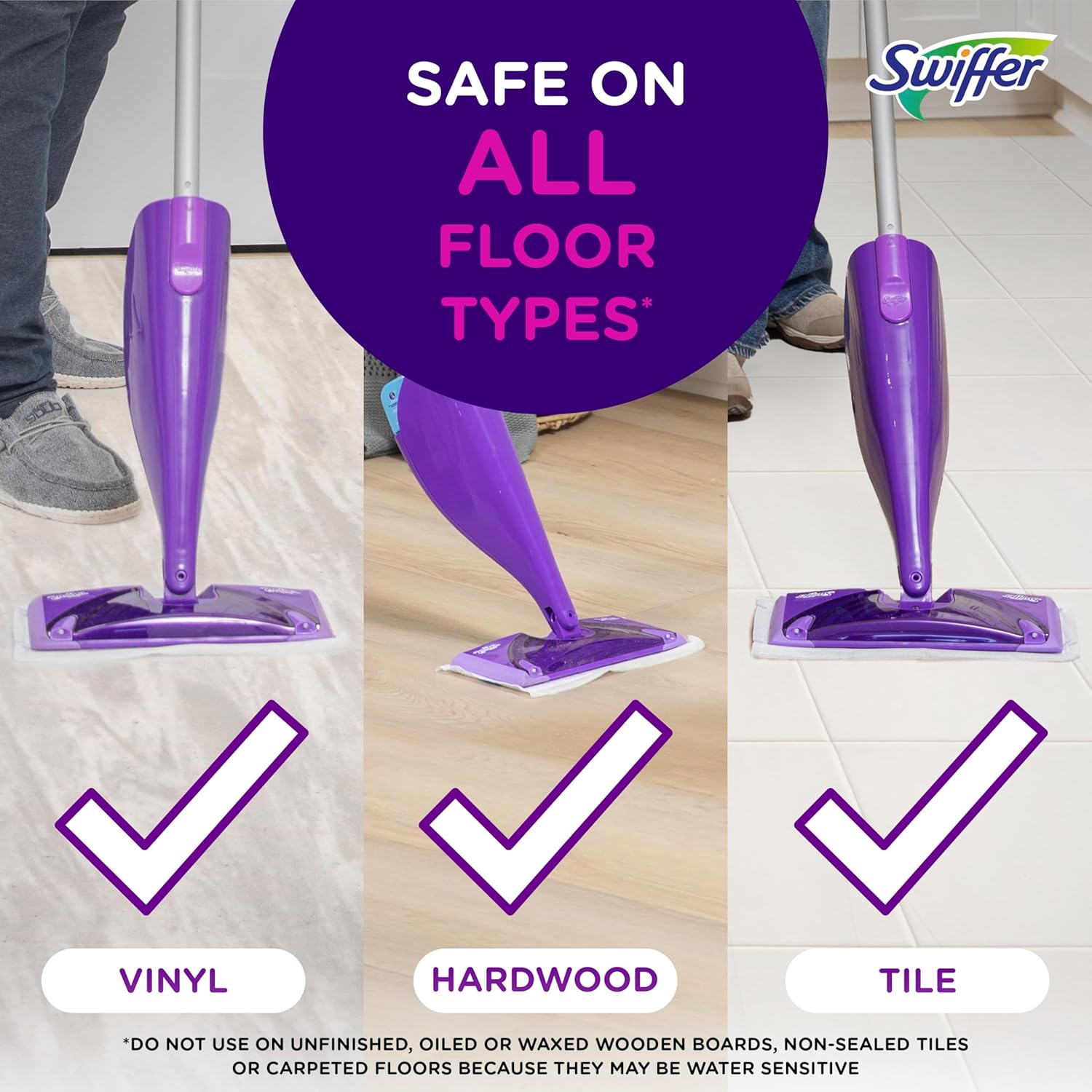 Swiffer WetJet Hardwood and Floor Spray Mop Cleaner Starter Kit