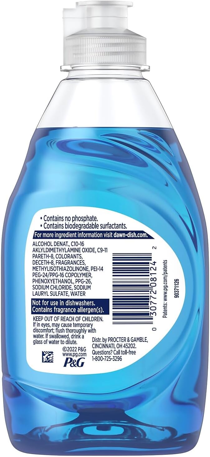 Dawn Dish Soap Original Scent, 7.5 Fl Oz, Pack of 3