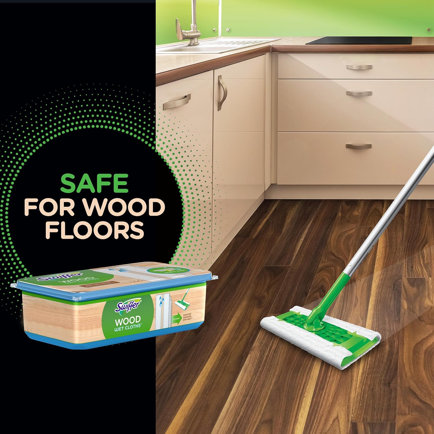 Swiffer Sweeper Wet Wood Floor Mopping cloths