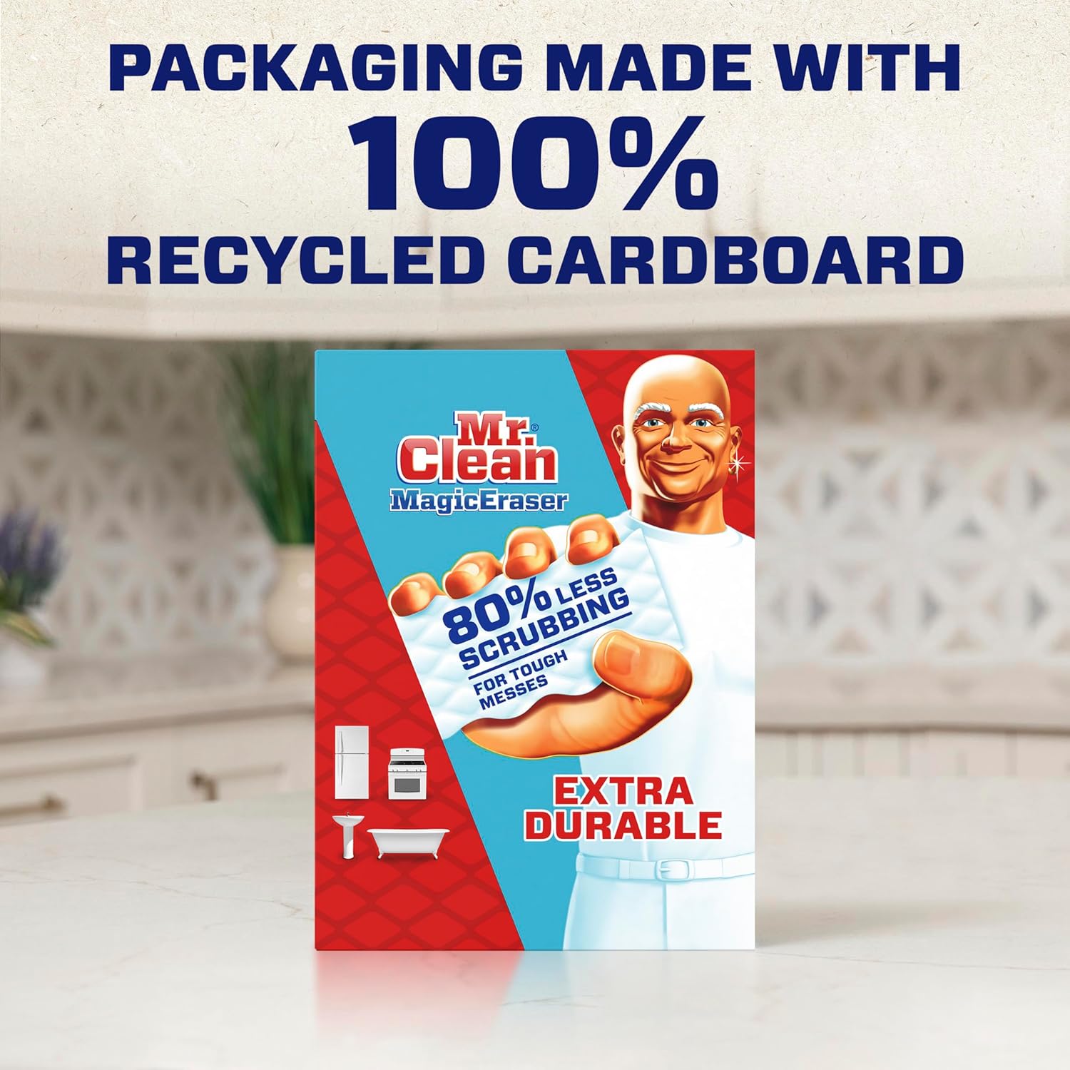 Mr. Clean Magic Eraser, Extra Durable, Multi Purpose Cleaner