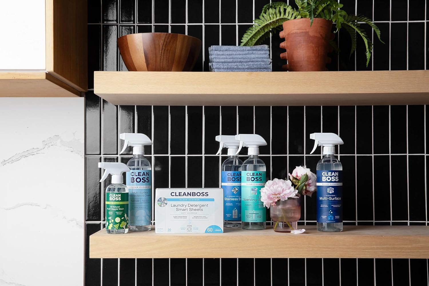 CleanBoss Eat Cleaner Triple-Action Fruit + Veggie Wash - 12 oz, Pack of 3